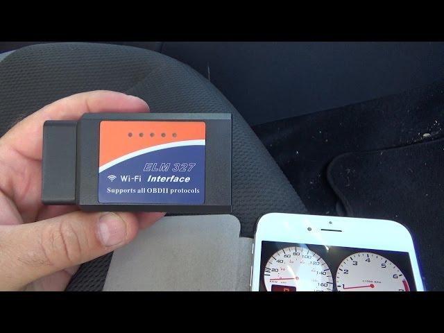 ELM327 OBD2 WiFi Adapter off eBay