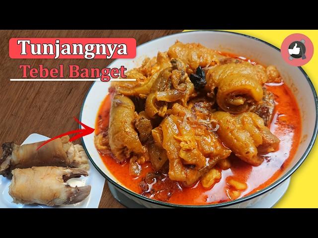 Resep Gulai Tunjang Sapi khas Padang, Kikilnya Kenyal Empuk Enak Banget!