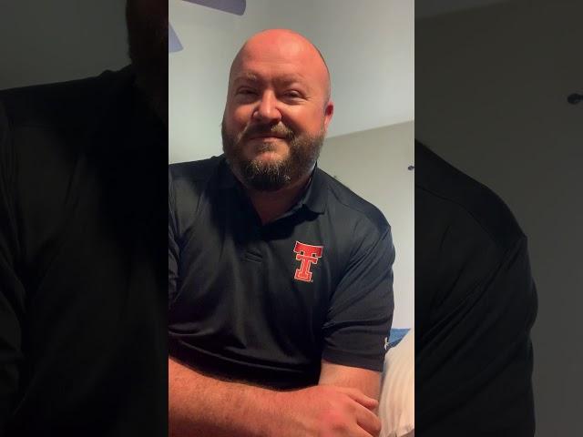 Encouragement from Matt Wilson - TTU CoMC Alumnus (PR 2001)