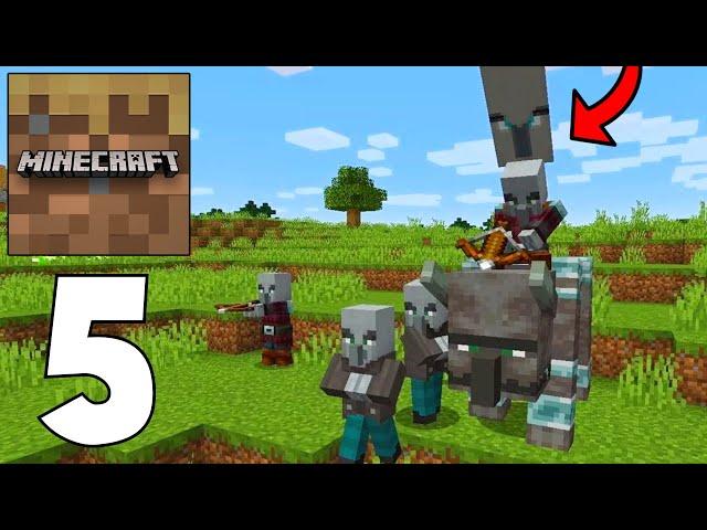 Minecraft Trial - 2024 Survival Gameplay Part 5 - FIGHTING A VILLAGE RAID!!