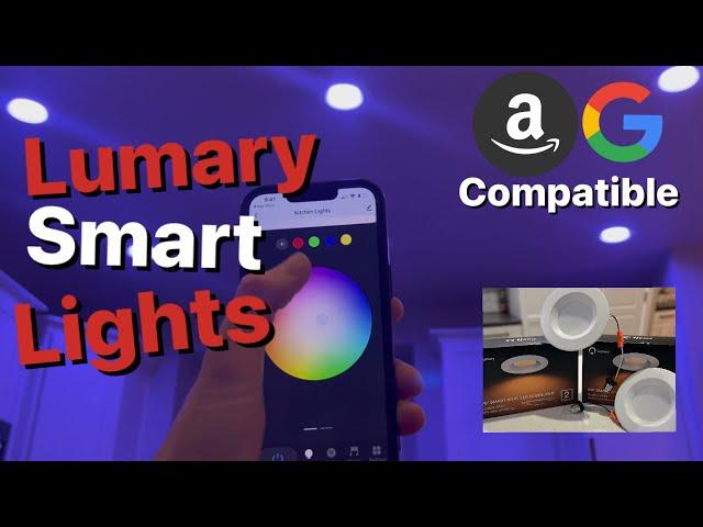 Lumary Smart Recessed Lights || Install and Review #smart #light #diy