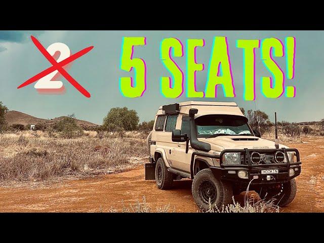 Custom Mulgo Converted Troopy back to 5 SEATS!