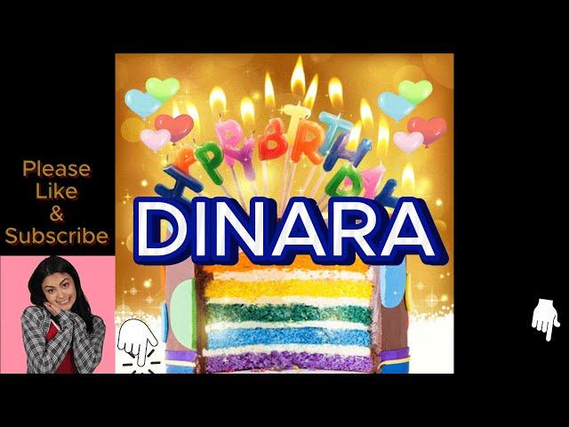 Happy Birthday SONG DINARA Happy Birthday new Song DINARA Happy Birthday Song for DINARA