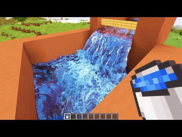 I Added Realistic Water into Minecraft