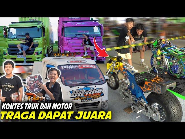 TRAGA DITDIM KONTES!! RAMAIKAN KONTES TRUCK DAN MOTOR DI DEMAK!! TRAGA DITDIM DAPAT....