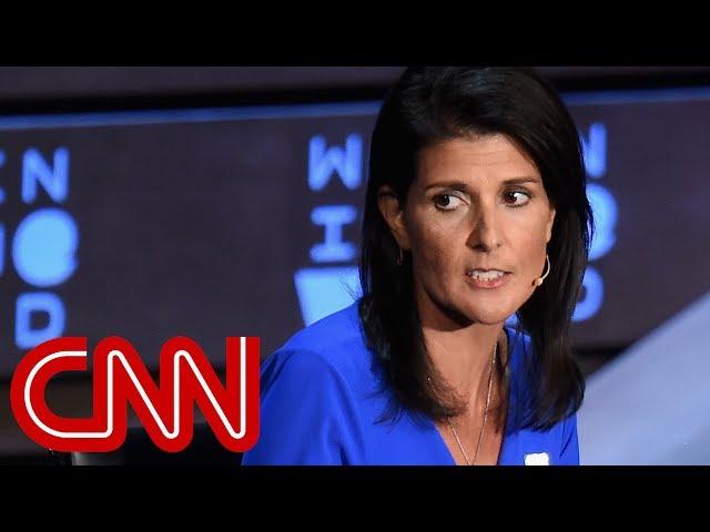 Nikki Haley booed over Russia answer