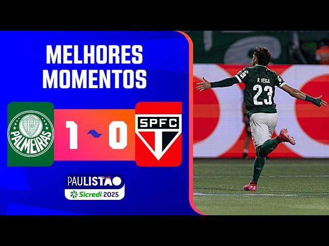 PALMEIRAS 1 X 0 SÃO PAULO | MELHORES MOMENTOS | SEMIFINAL | PAULISTÃO SICREDI 2025