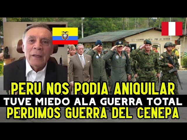 EX-PRESIDENTE ECUATORIANO AFIRMA que tuvo MIEDO a PERU en la GUERRA del CENEPA en 1995