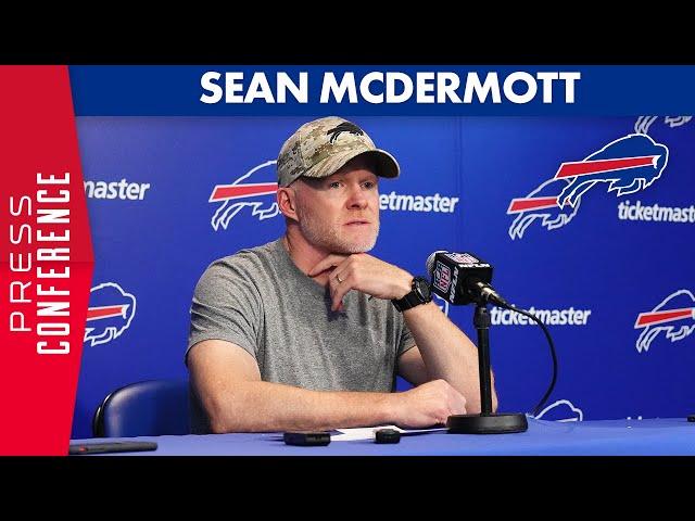 Sean McDermott : “This Week Is Going To Be A Challenge” | Buffalo Bills