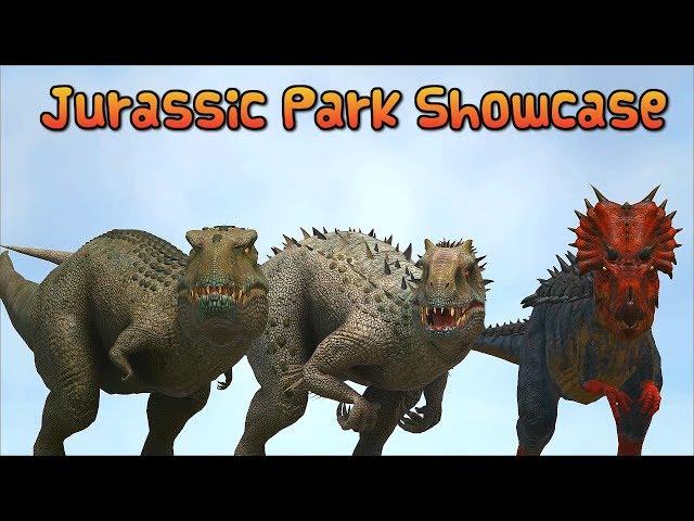 Ark Survival - JURASSIC PARK SHOWCASE + BATTLE AGAINST GIGA [Ep.329]