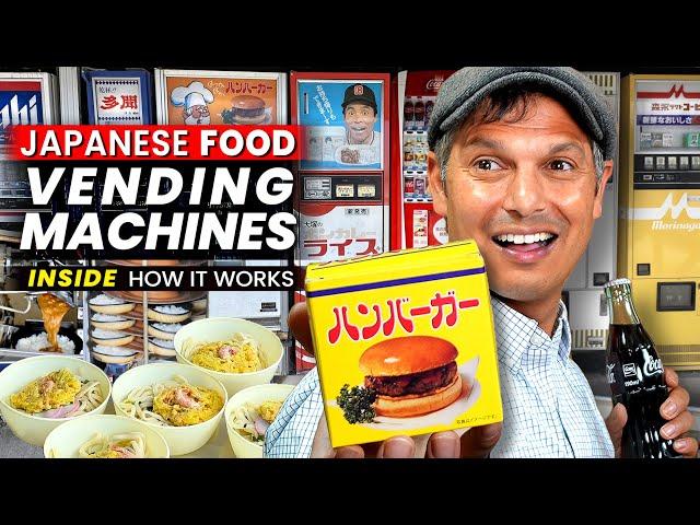 How Japanese Food Vending Machines Work  ONLY in JAPAN