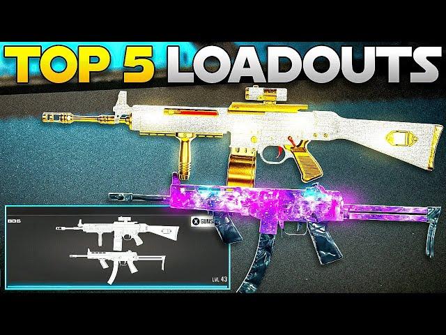 *NEW* TOP 5 META LOADOUTS after UPDATE! (Warzone Meta Loadouts) BO6