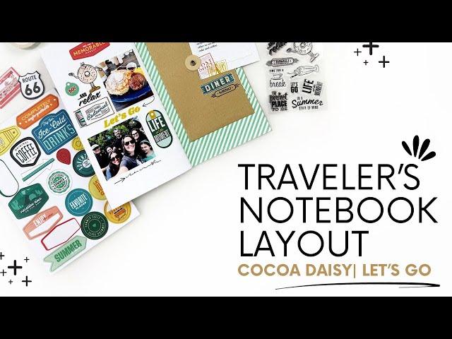 Traveler's Notebook Layout 2024 | Cocoa Daisy Let's Go Kit Unboxing