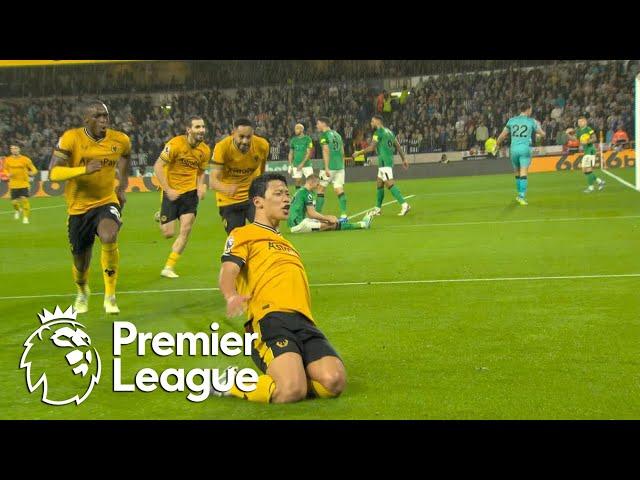 Hee-chan Hwang scores equalizer for Wolves against Newcastle United | Premier League | NBC Sports