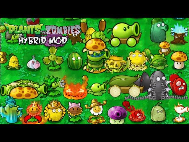 Plants vs Zombies Hybrid 丨Skills of 85 Plants丨Super Fun Mod！