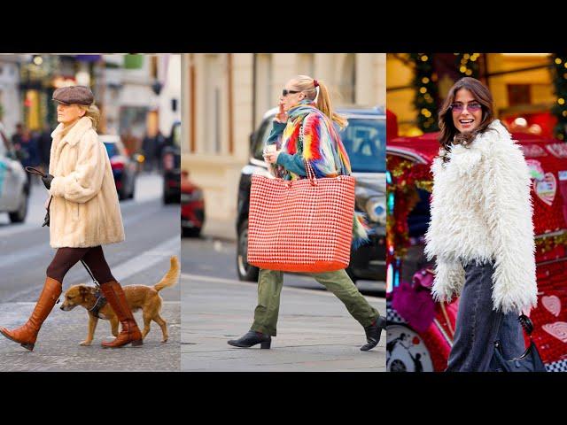 What Are People Wearing in London?  Winter Trends & Festive Christmas Vibes 