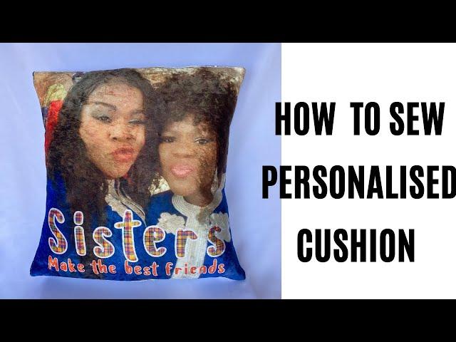 How to sew and sublimate a personalised cushion/pillow cover.