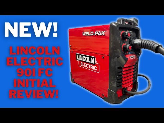 NEW! Lincoln Electric 90i FC Welder Initial Review - DIY Welders Best Friend