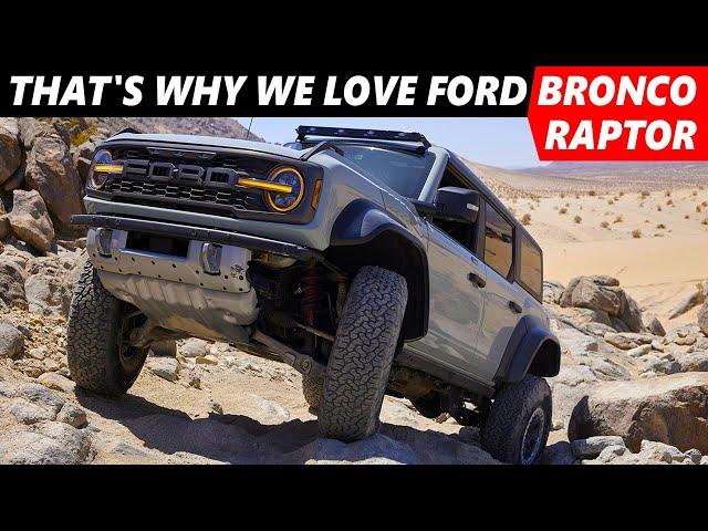 That's Why we Love Ford Bronco | 2023 Ford Bronco Raptor ROCK CRAWLING capabilities