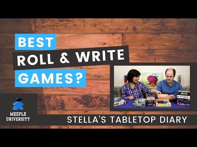 Best Roll and Write Board Games According to Us - What make the cut and why? Stella's Tabletop Diary