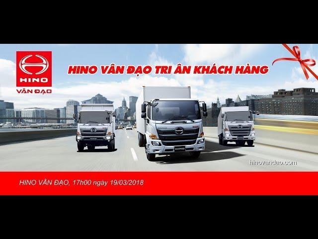 Giới thiệu Đại lý 3s Hino Vân Đạo & sản phẩm xe tải Hino Euro4 2018