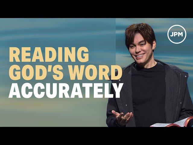 Context Is Key When You Read The Bible | Joseph Prince Ministries