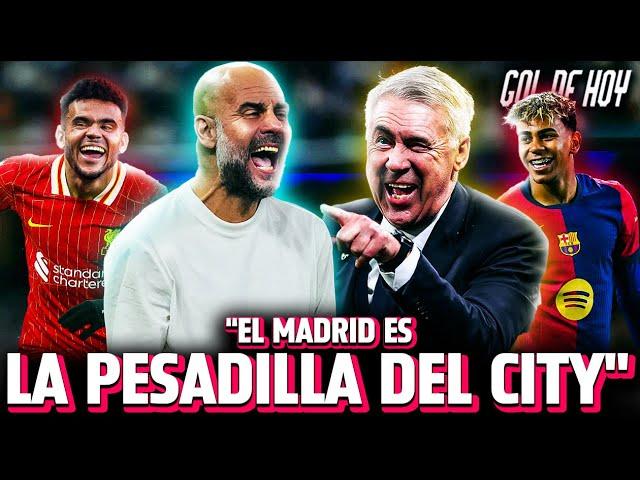 La REACCIÓN de GUARDIOLA al enterarse que enfrentará al MADRID | Cruces de la CHAMPlONS | #goldehoy