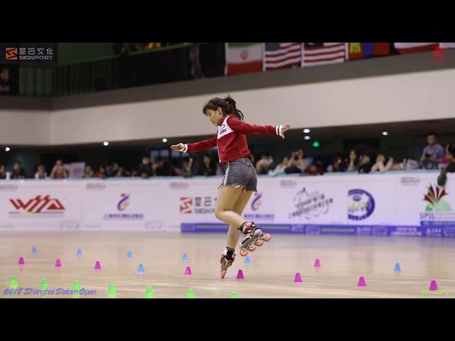 2018 SSO 上海轮滑公开赛 成女花桩 9th，陈晨 MST大师队