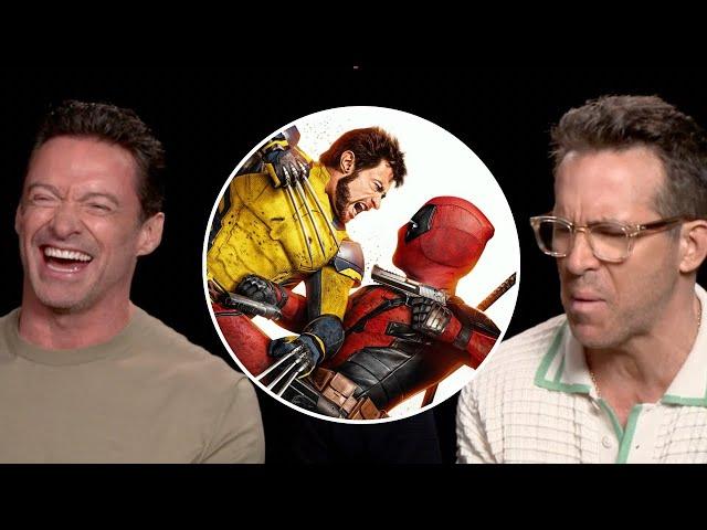 DEADPOOL & WOLVERINE | Ryan Reynolds and Hugh Jackman Lose It During Hilarious Interview