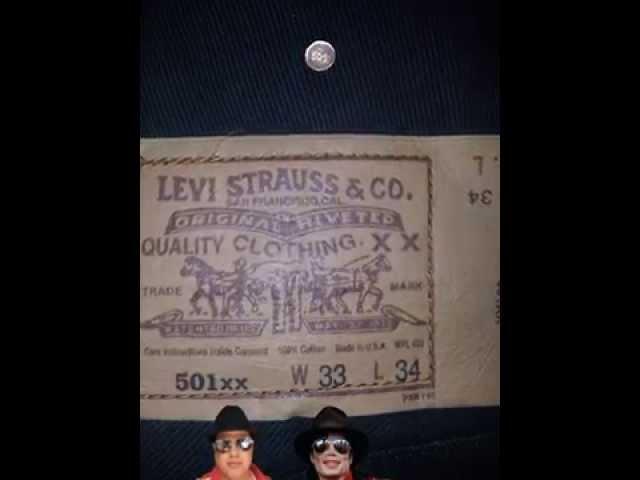 ray ban michael jackson and filipe eusebio vintage levi strauss 501 u.s.a.