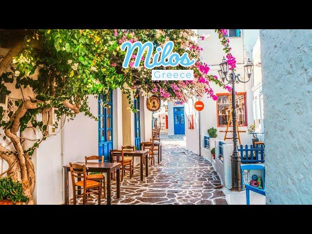 Milos, Greece  | October 2023 | 4K 60fps HDR Walking Tour