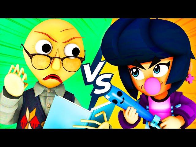 Балди Плюс vs Бравл Старс - Фильм (Ной Все Серии Подряд Brawl Stars Baldi 3D Анимация Челлендж)