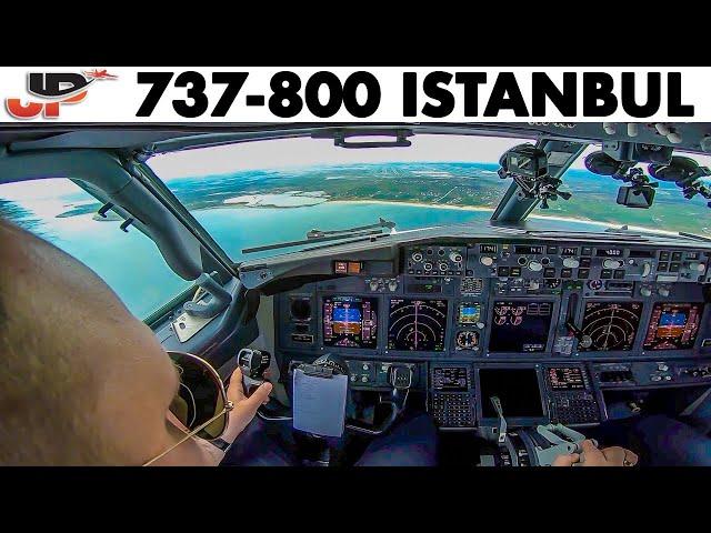 737-800 Landing at New ISTANBUL Airport | Briefing & Full Approach