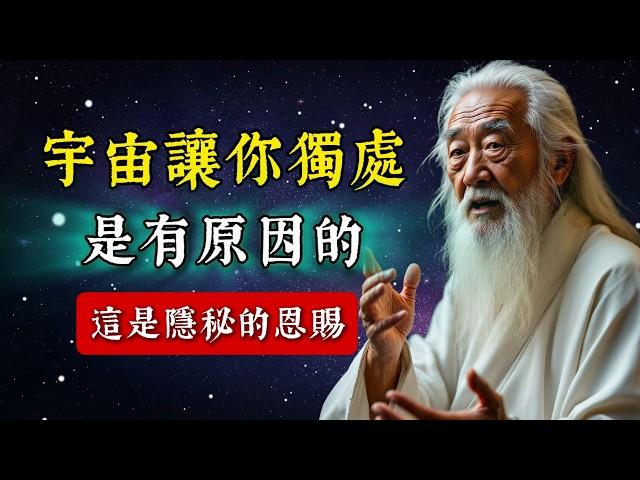 為什麼宇宙選擇讓你獨自一人？很多人沒意識到，這是一種隱秘的恩賜。