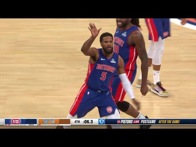 Final 4:22 EXCITING ENDING Pistons at Knicks | January 13, 2025