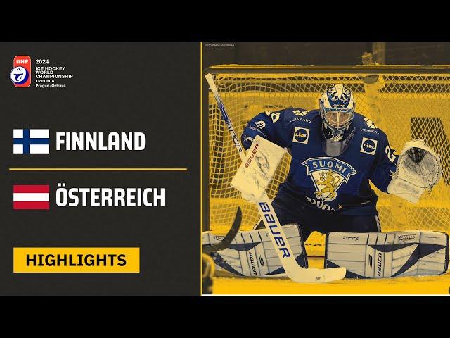 Finnland vs. Österreich | Highlights - 7. Spieltag, Eishockey-WM 2024 | SDTV Eishockey