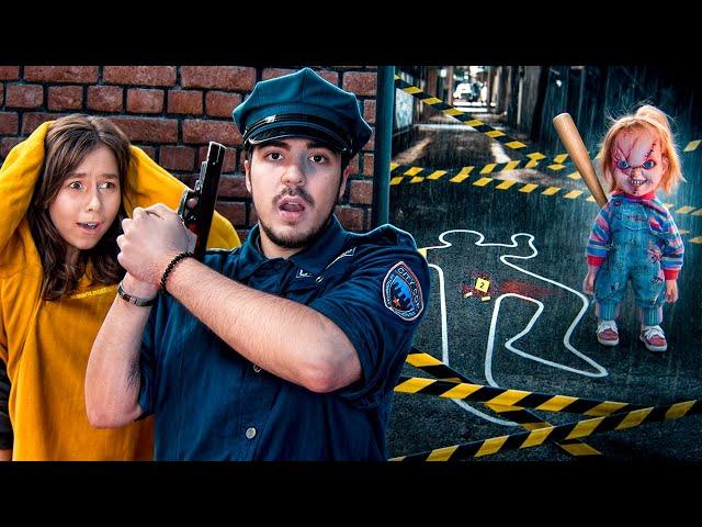 CRIMINAL in CHUCKY Doll! Amelka Karamelka Dark Stories 