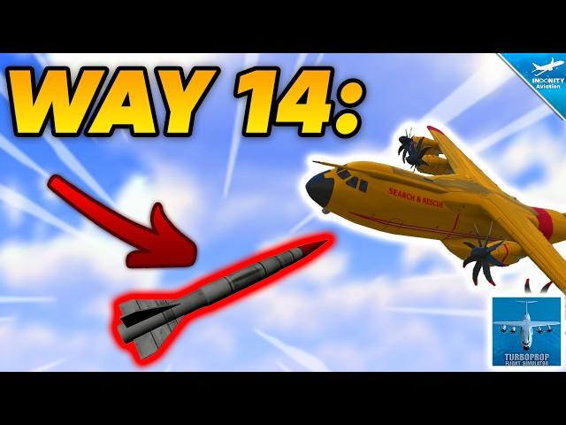 ALL Ways To CRASH In TFS - Turboprop Flight Simulator