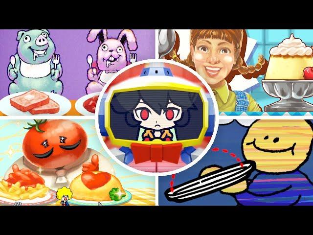 WarioWare Get It Together! - ALL Microgames (Food Enthusiast)