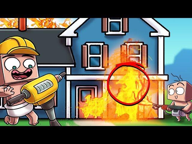 Minecraft - PSYCHO BABY BURNS THE HOUSE DOWN!? (Who's Your Daddy?)