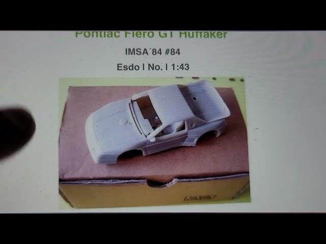 1/43 scale fiero dole pineapple imsa race car a look back at a pre youtube build