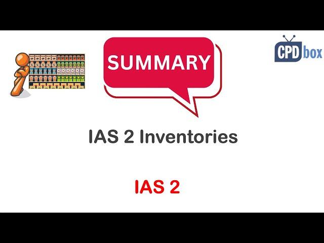 IAS 2 Inventories summary - applies in 2025