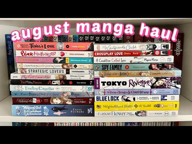 collective manga haul & unboxing - august 2024