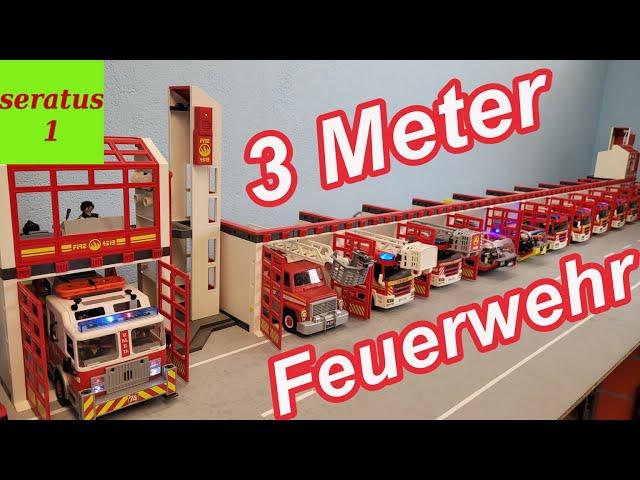 3 Meter Playmobil Feuerwehrstation Erweiterung seratus1 Feuerwehr Einsatzfahrzeuge Sammlung