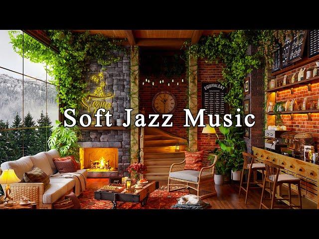 Soft Jazz Instrumental Music for Study, Work, FocusRelaxing Jazz Music at Cozy Coffee Shop Ambience