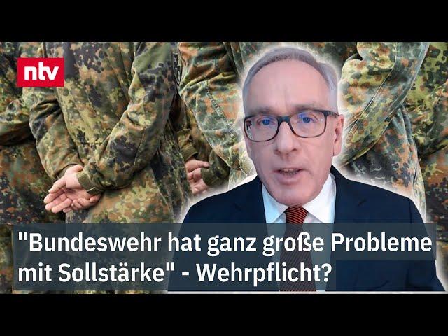 "Bundeswehr hat ganz große Probleme mit Sollstärke" - Wiedereinführung der Wehrpflicht?