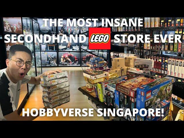 This is the CRAZIEST Used LEGO Store in the World: HobbyVerse Singapore