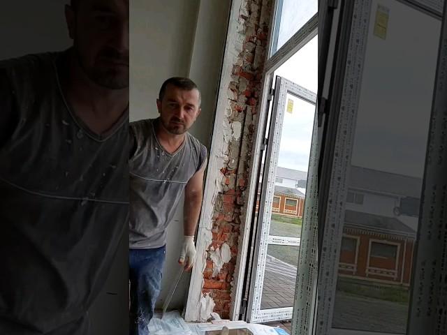 прежде чем делать #откосы обязательно сделай #подготовка #лабинск #стройплощадка #стройдвиж