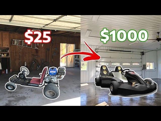 Turning this $25 Go-Kart into a $1,000 Go-Kart! Intro