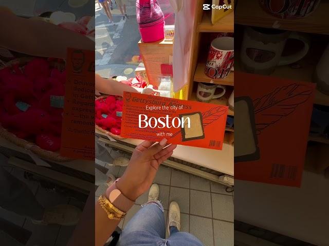 MED DIARIES: Explore Boston with Me #premed #shorts #medschool